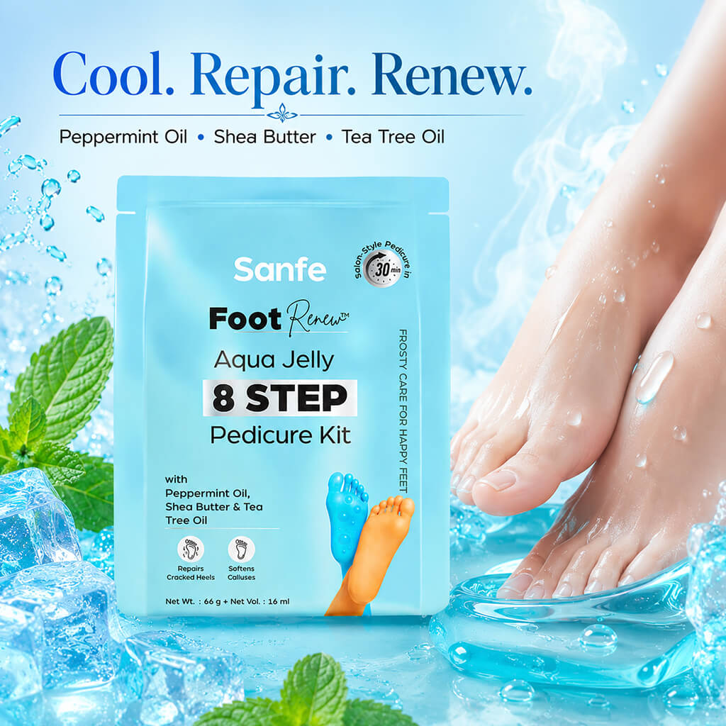 Foot Renew Aqua Jelly 8 Step Pedicure Kit (Pack of 2)