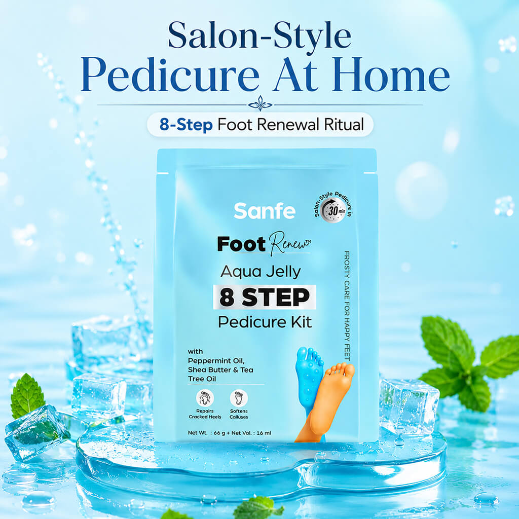 Foot Renew Aqua Jelly 8 Step Pedicure Kit (Pack of 2)