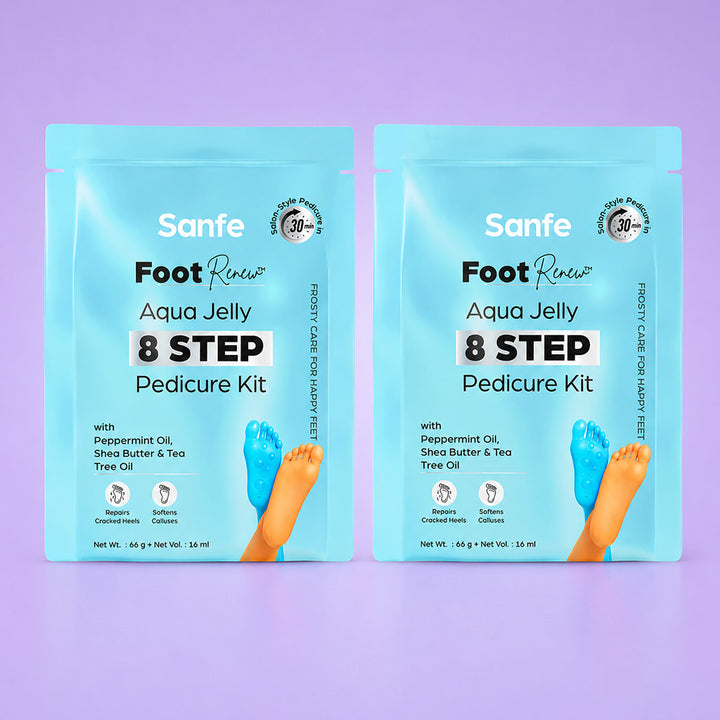 Foot Renew Aqua Jelly 8 Step Pedicure Kit (Pack of 2)