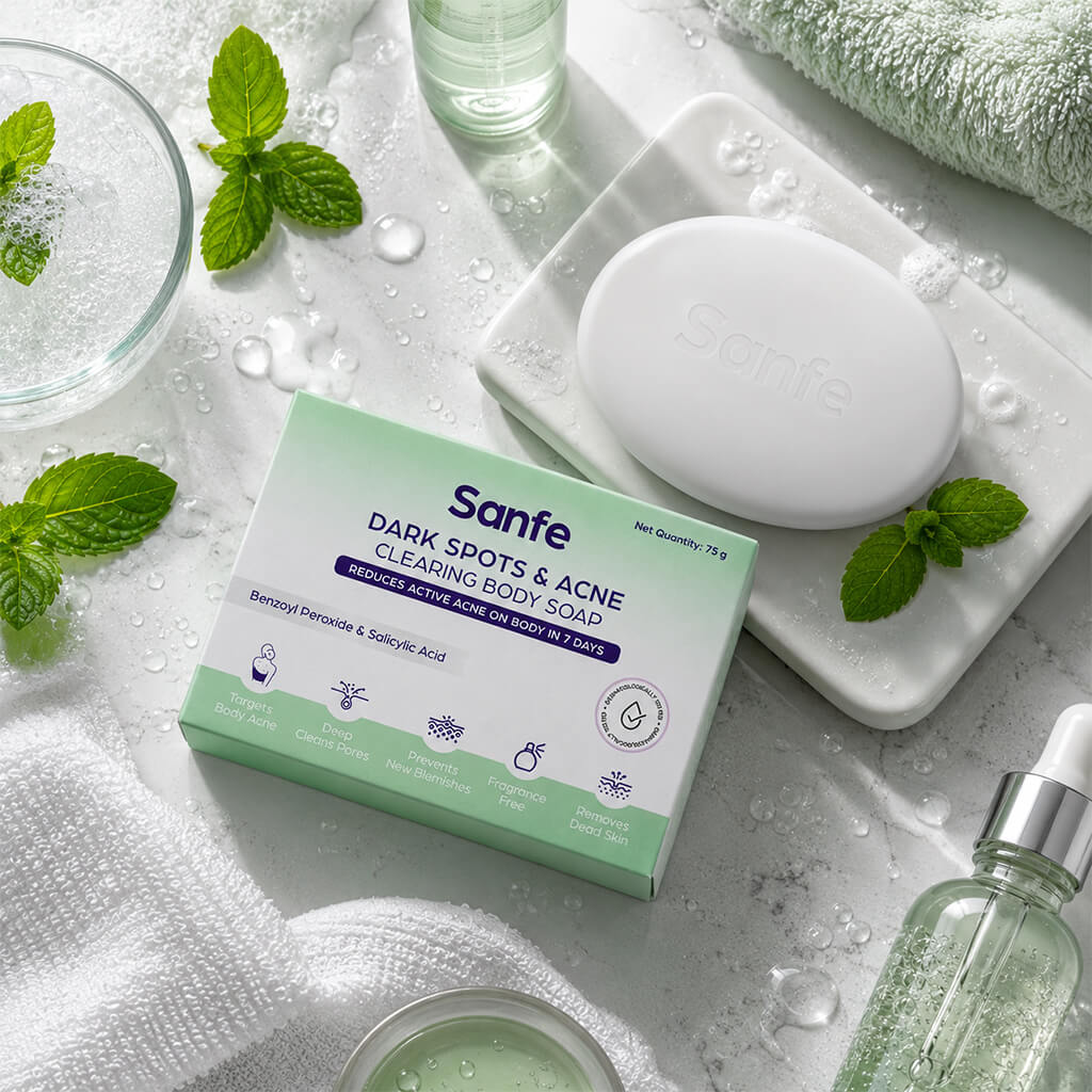 Dark Spots & Acne Clearing Body Soap - Pack of 3