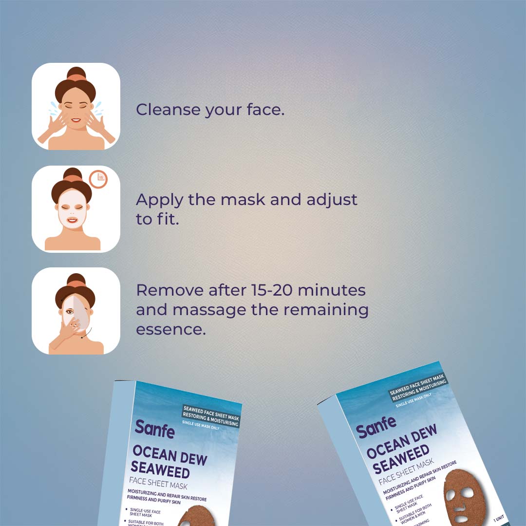 Ocean Dew Seaweed Face Sheet Mask