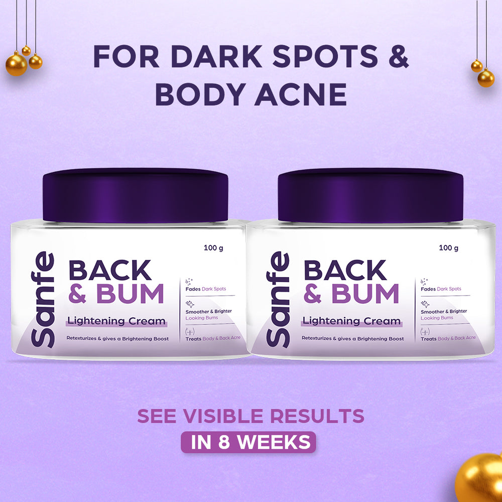 Back and Bum lightening Cream - 100gm (Pack of 2)