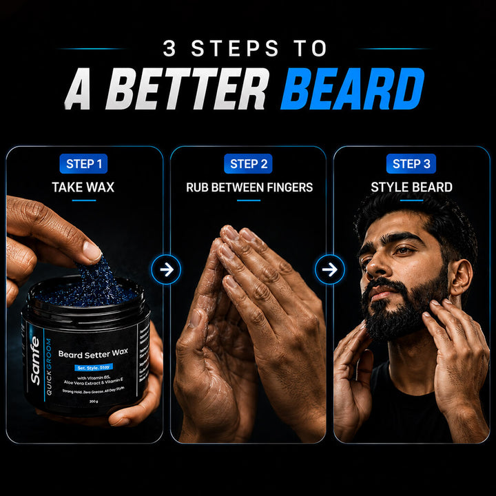 Sanfe QuickGroom Beard Setter Wax