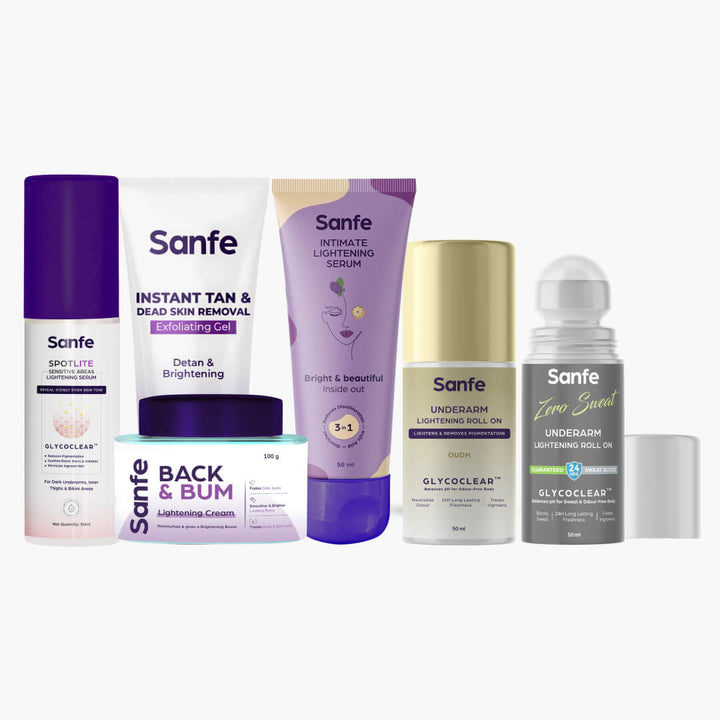 Bikini, Underarm & Intimate Glow Care Combo