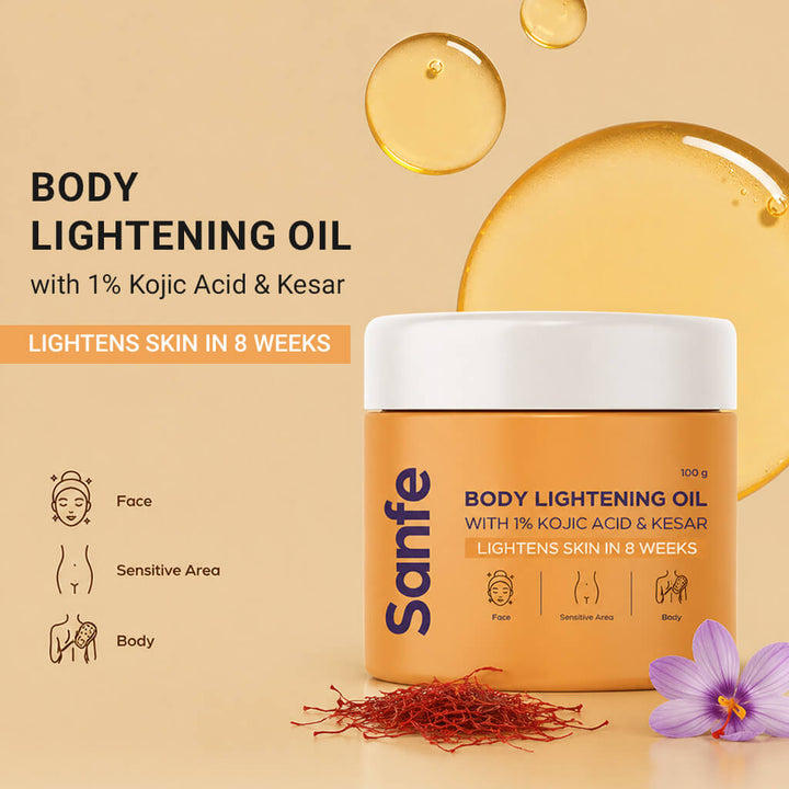 Sanfe Body Lightening Oil - 100gm