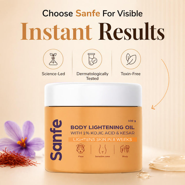 Sanfe Body Lightening Oil - 100gm