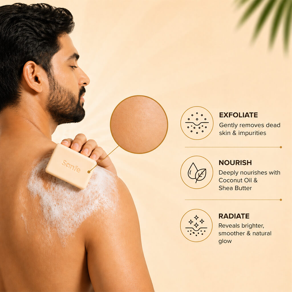 Sanfe Cocoglow Brightening & Detan Soap (Pack of 3)
