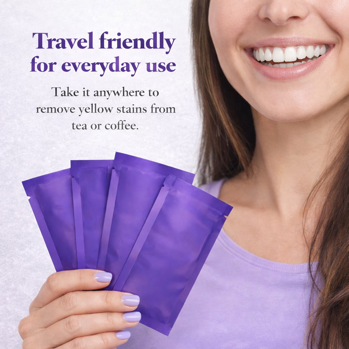 Sanfe Teeth Whitening Strips - 14 Pairs, For men & women