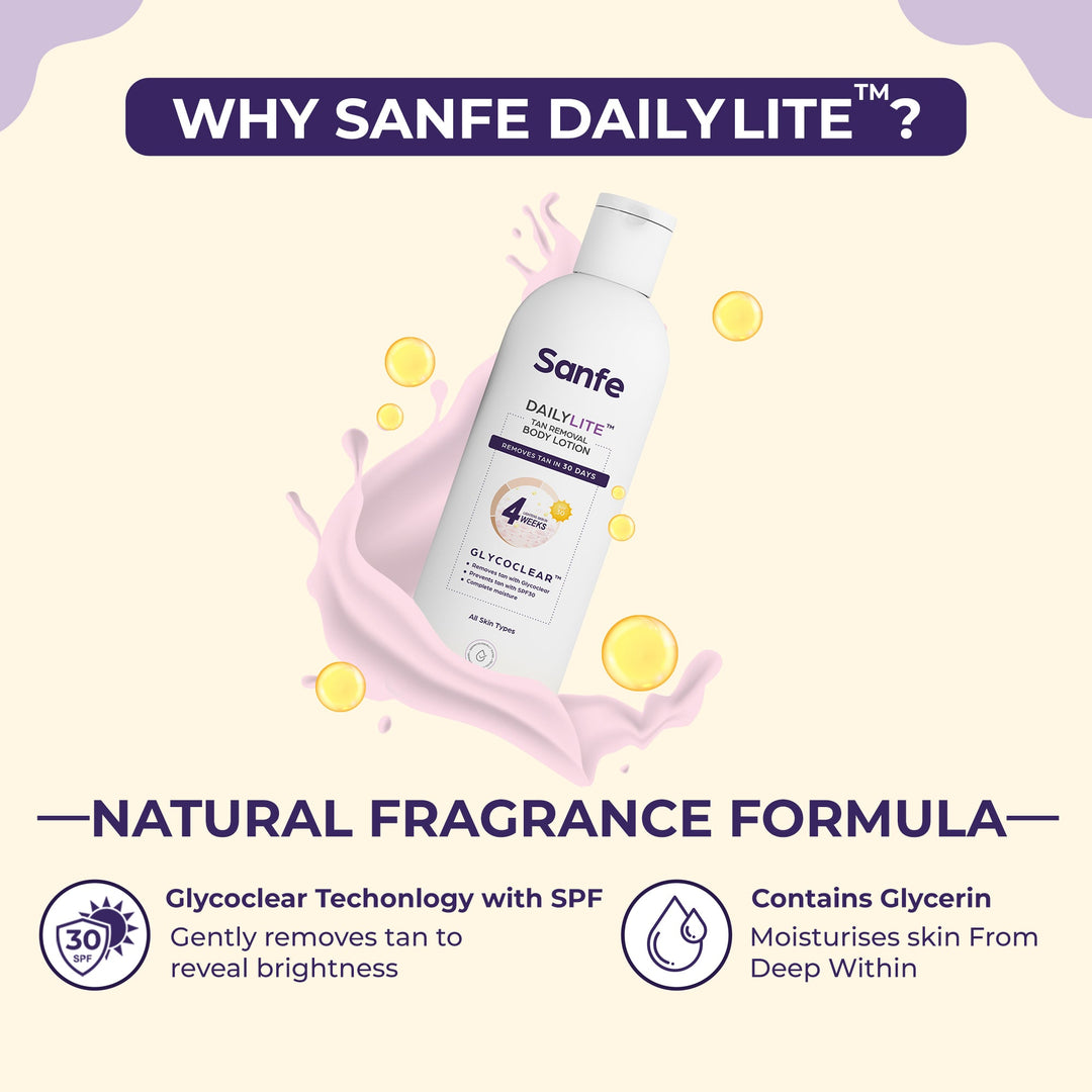 Sanfe DailyLite Tan Removal Body Lotion