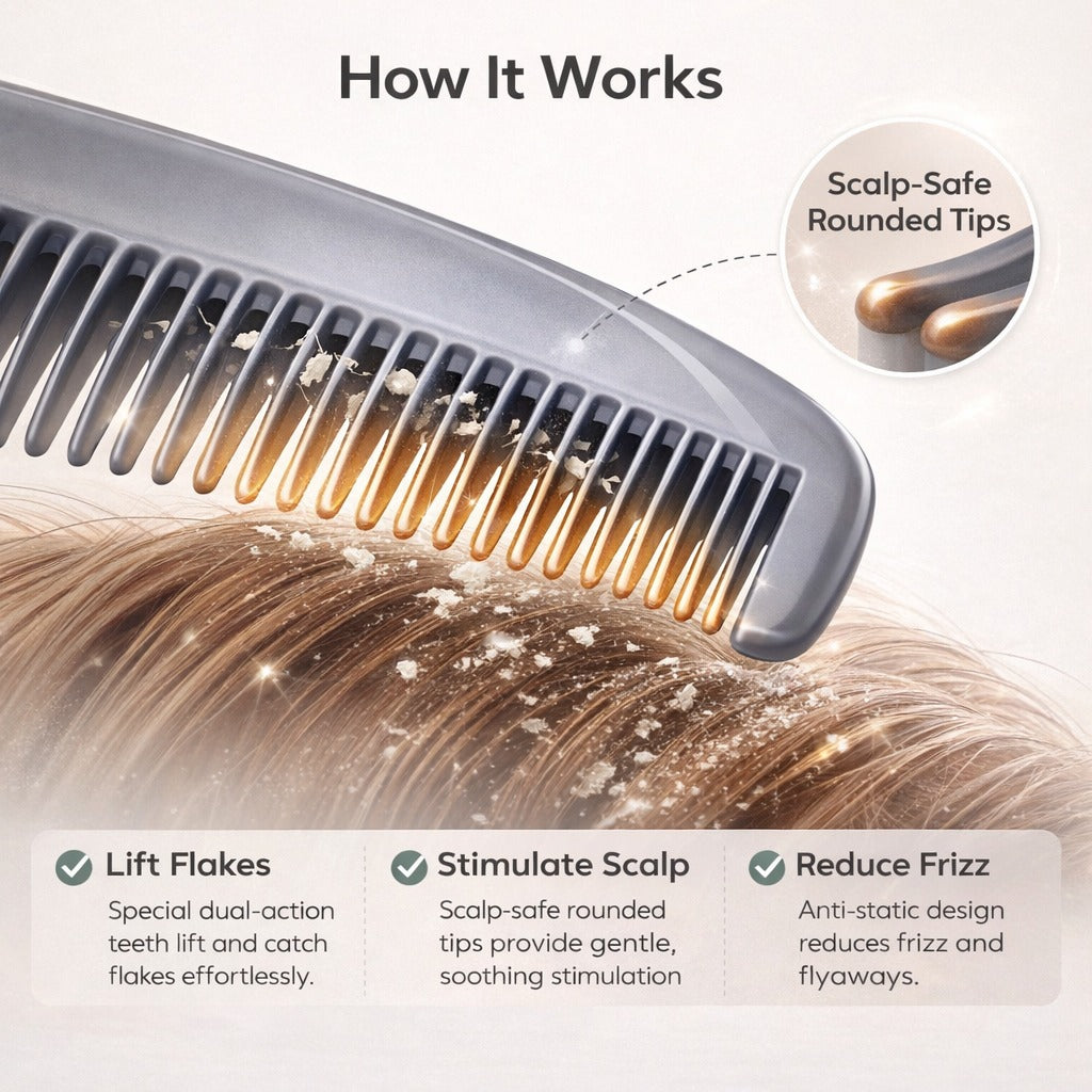 Sanfe Dandruff Care Advanced Scalp Cleaning Comb