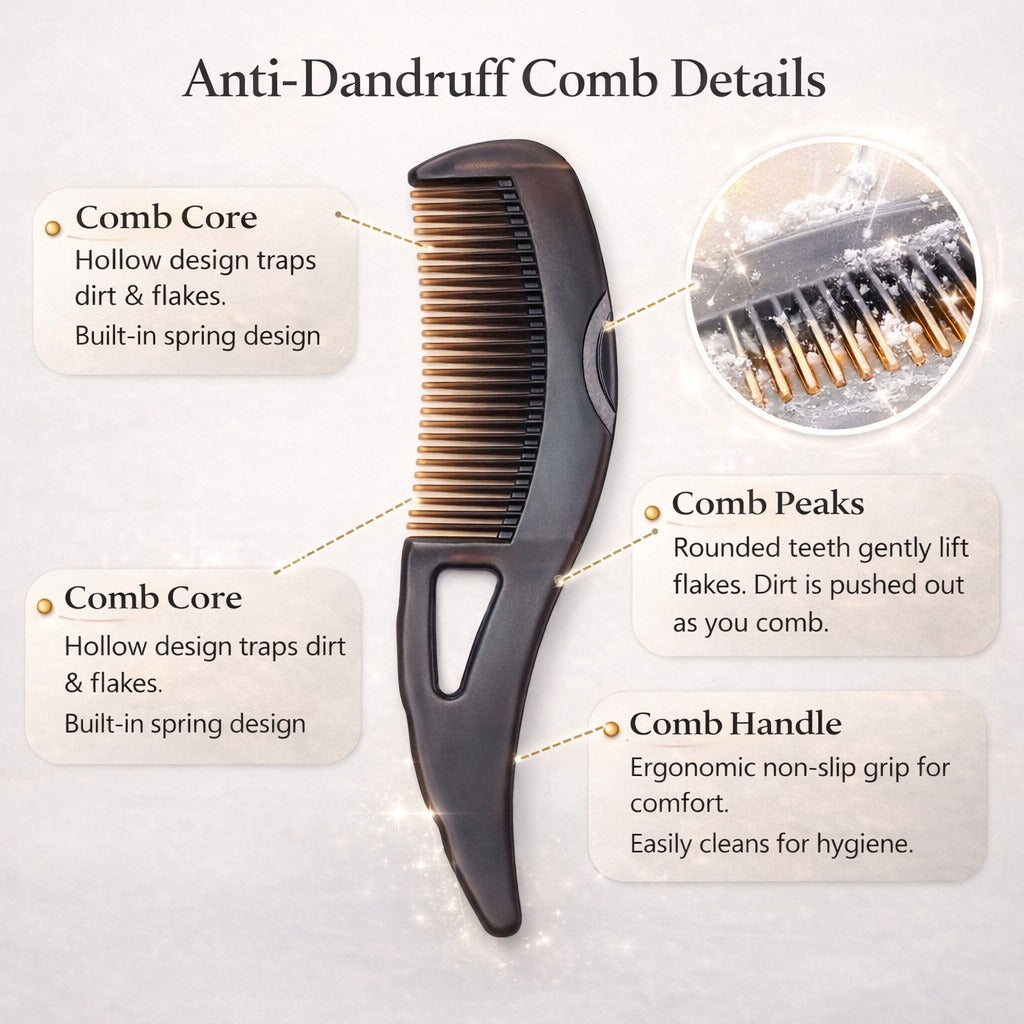Sanfe Dandruff Care Advanced Scalp Cleaning Comb