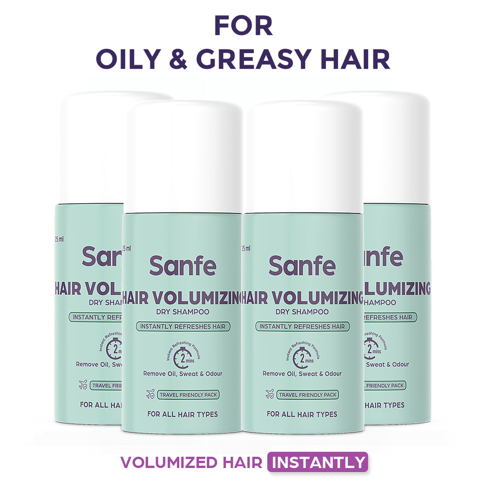 Sanfe Hair Volumizing Dry Shampoo - 25ml (Pack of 4)