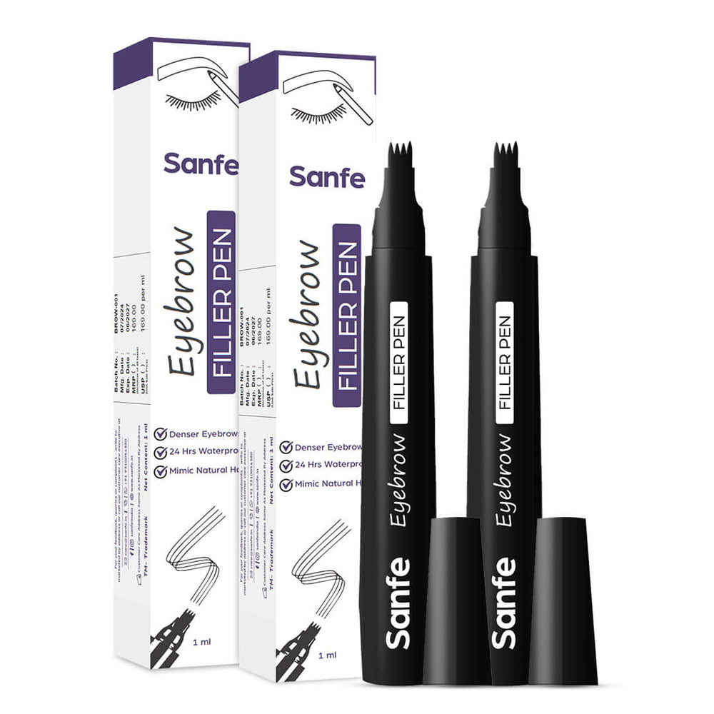 Eyebrow Filler Pen - Black (Pack of 2)