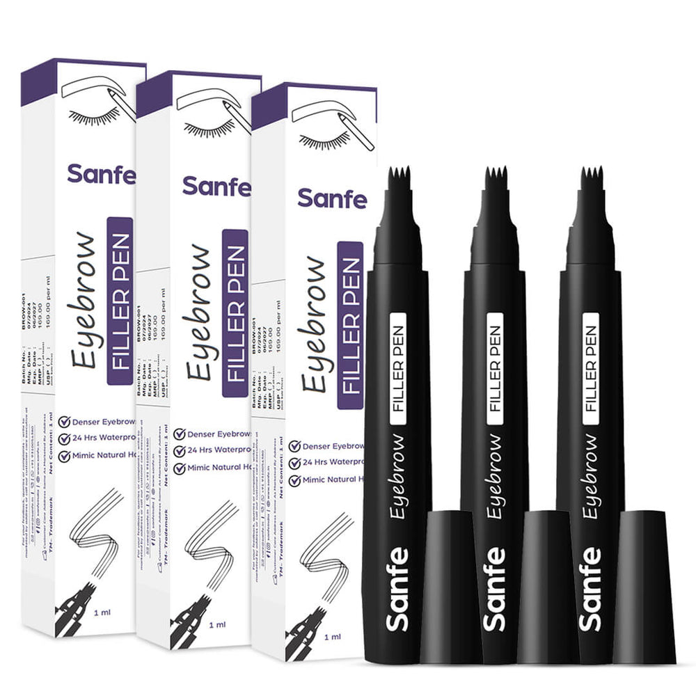 Eyebrow Filler Pen - Black (Pack of 3)