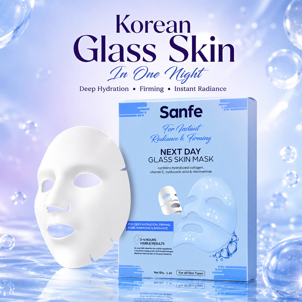 Korean Glass Skin Mask - Pack of 3