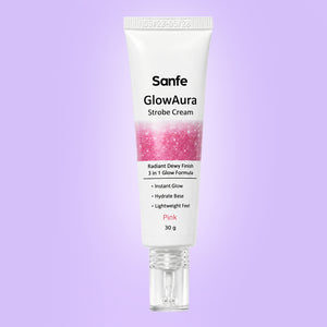 Sanfe GlowAura Strobe Cream (Pink) 30gm