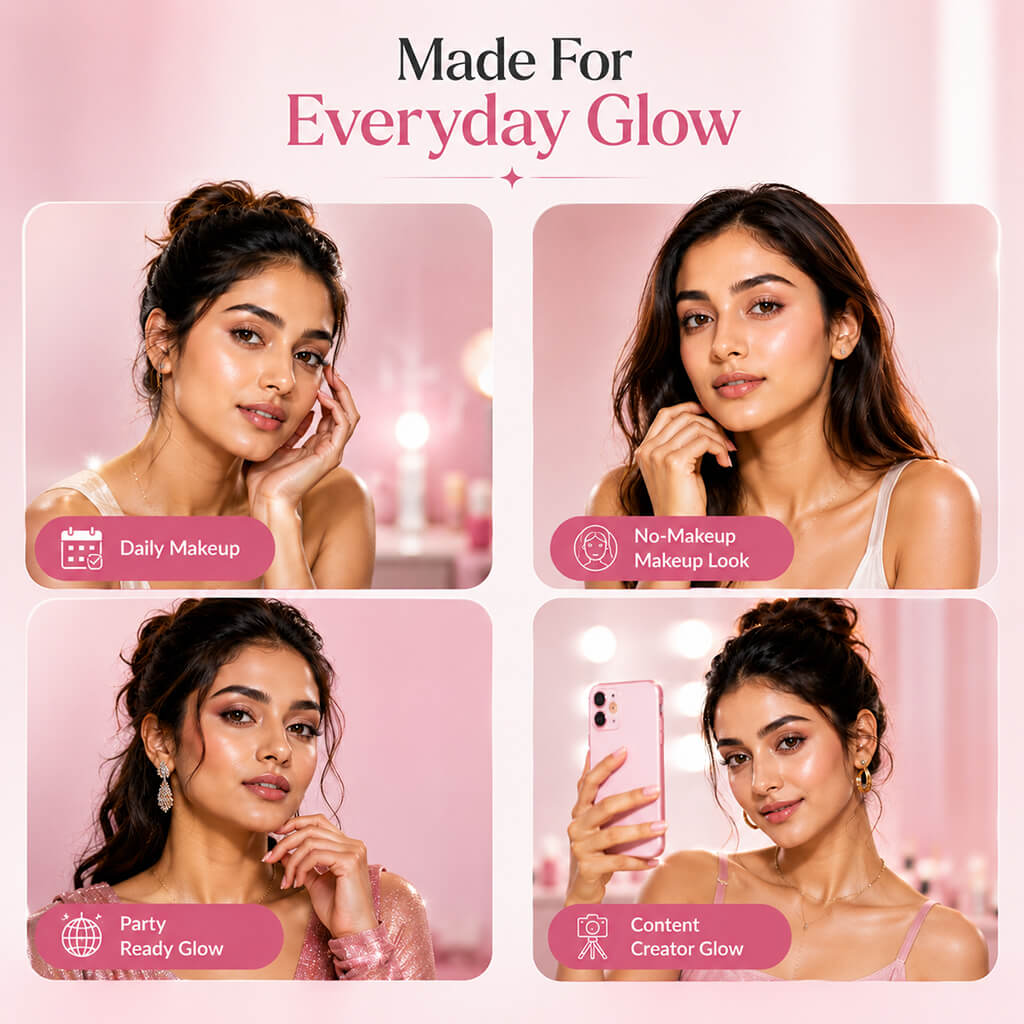 Sanfe GlowAura Strobe Cream (Pink) 30gm