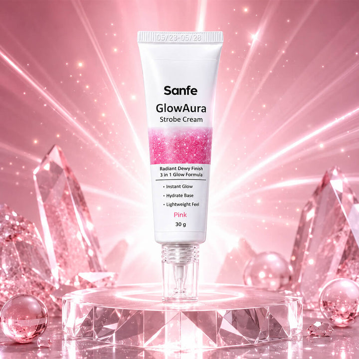 Sanfe GlowAura Strobe Cream (Pink) 30gm