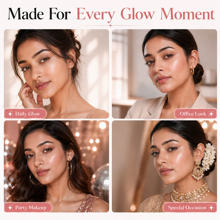 Sanfe GlowAura Strobe Cream (Rose Gold) 30gm