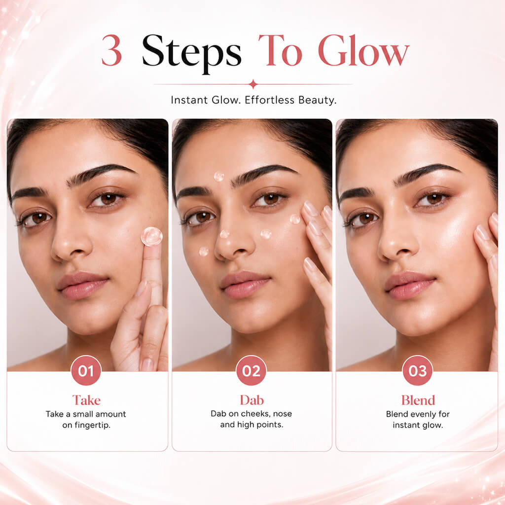 Sanfe GlowAura Strobe Cream (Rose Gold) 30gm