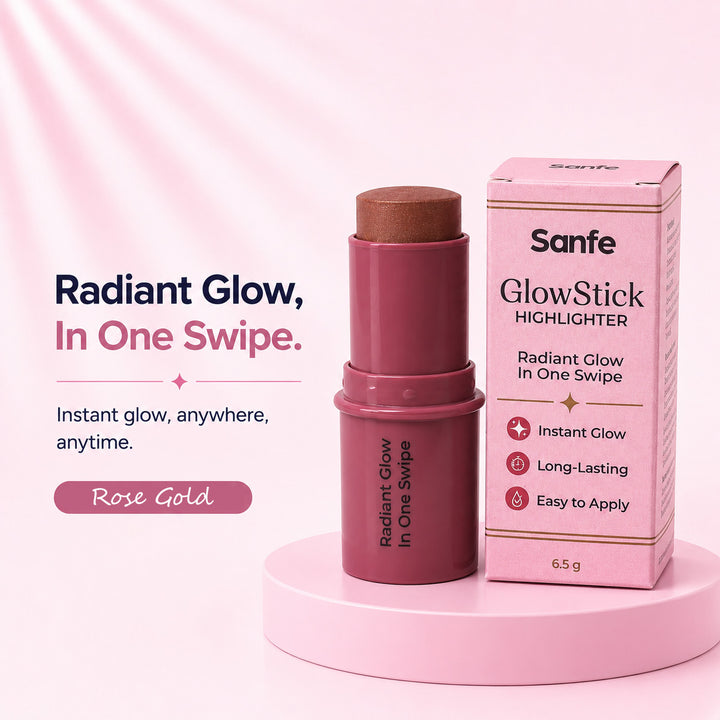 Sanfe Glow Stick Highlighter Rose Gold