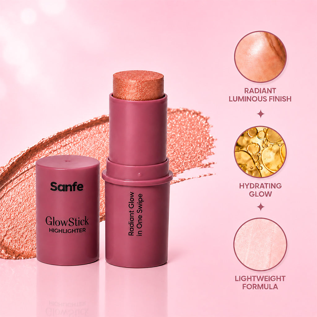 Sanfe Glow Stick Highlighter Rose Gold