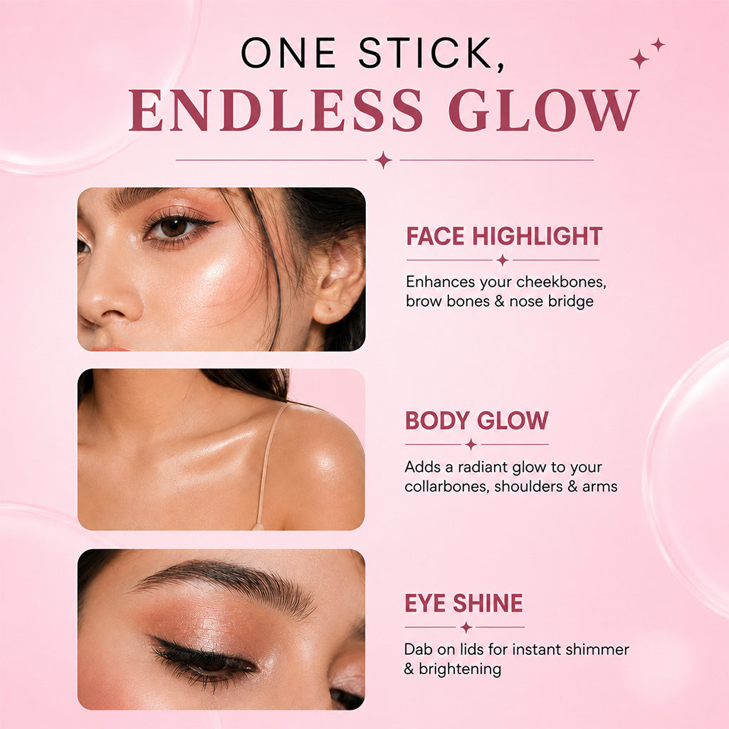 Sanfe Glow Stick Highlighter Rose Gold