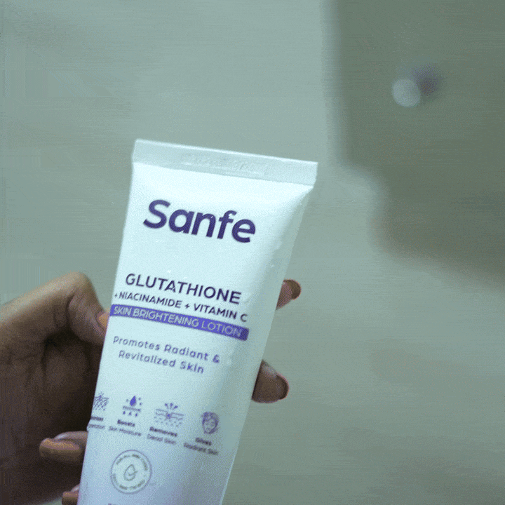Sanfe Glutathione + Niacinamide + Vitamin C Skin Brightening Lotion - 200ml