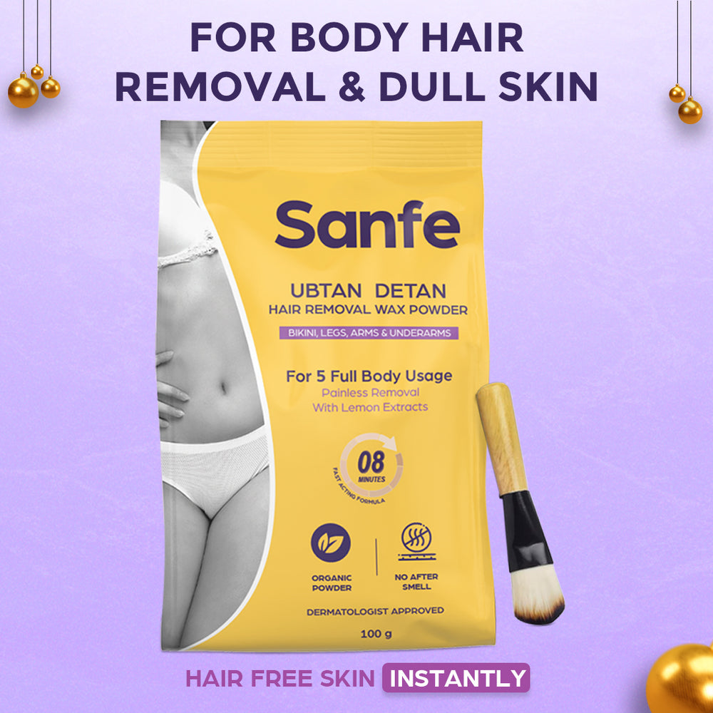 Sanfe Ubtan Detan Hair Removal Wax Powder