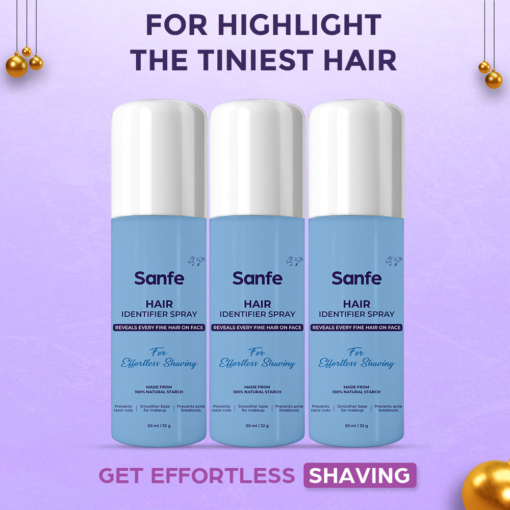 Sanfe Facial Hair Identifier Spray (Pack of 3)