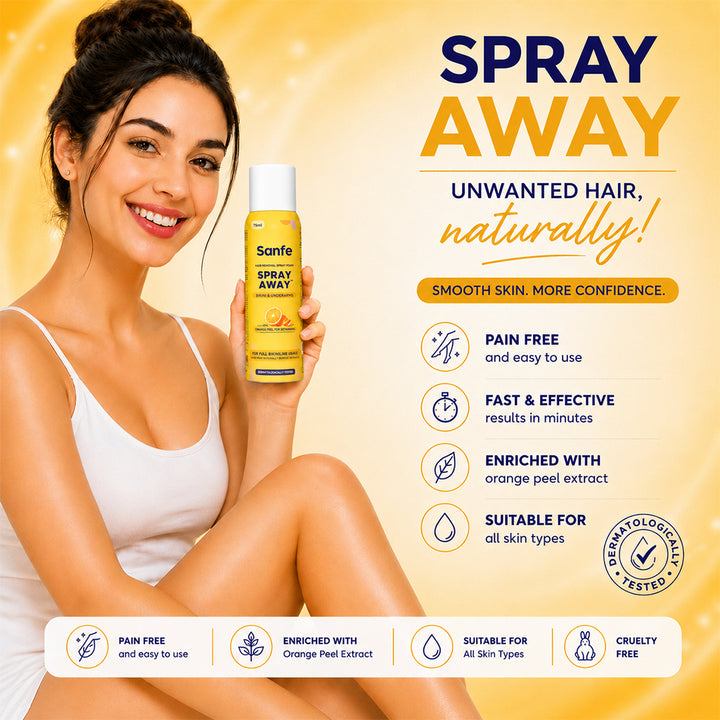 Spray Away Hair Removal Spray - 112ml - Pack of 2