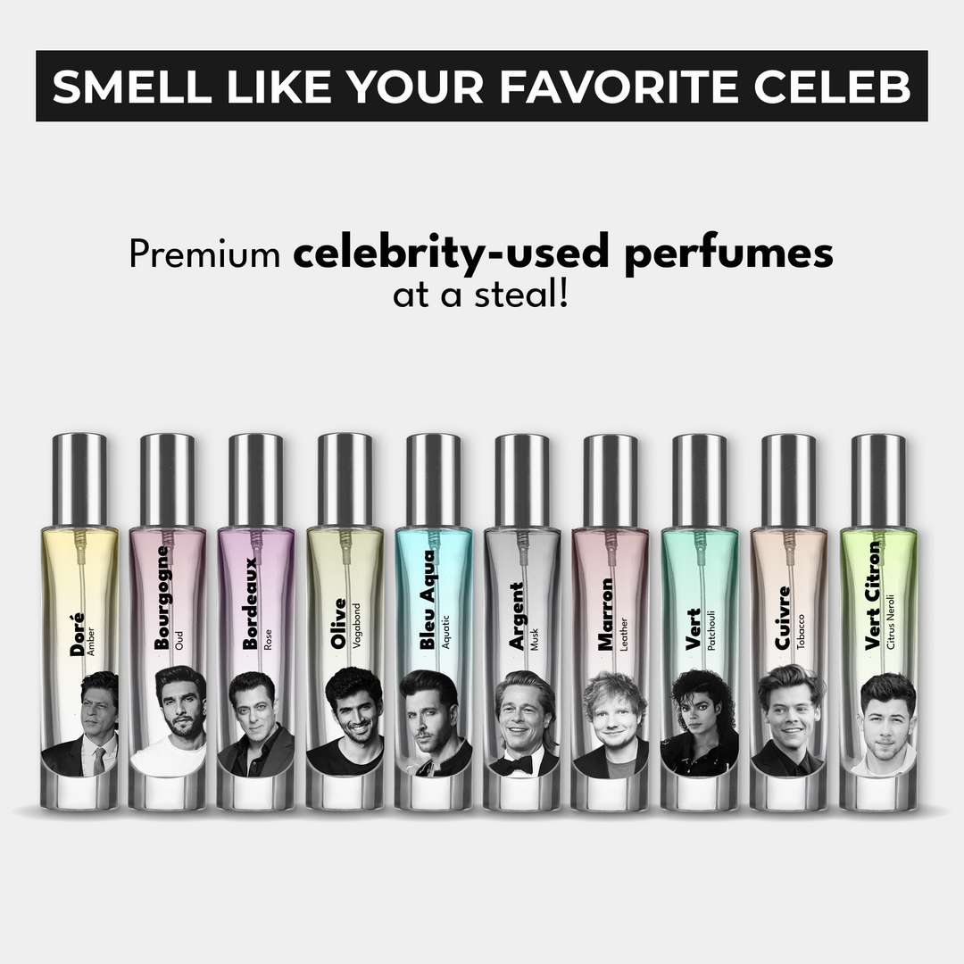 ICONIC10 fragrance kit - Set of 10 premium celebrity perfumes - 100ml