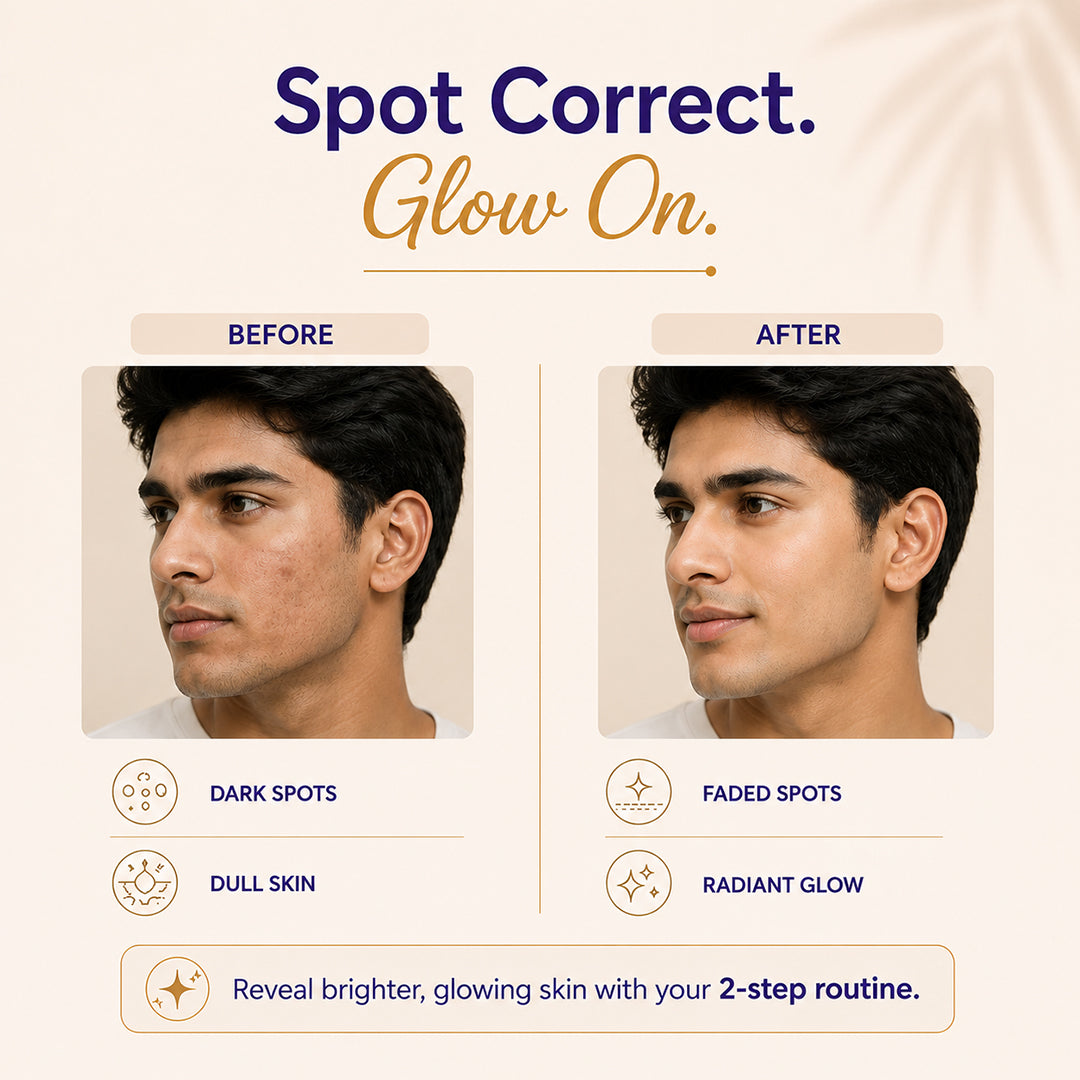 Sanfe Spot Correct & Glow Combo | Pure Glow Face Wash + BrightCode Rice Water Skin Brightening Cream