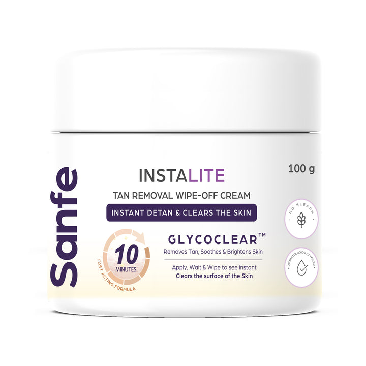 -Instalite Wipe Off Detan Body Cream 100gm