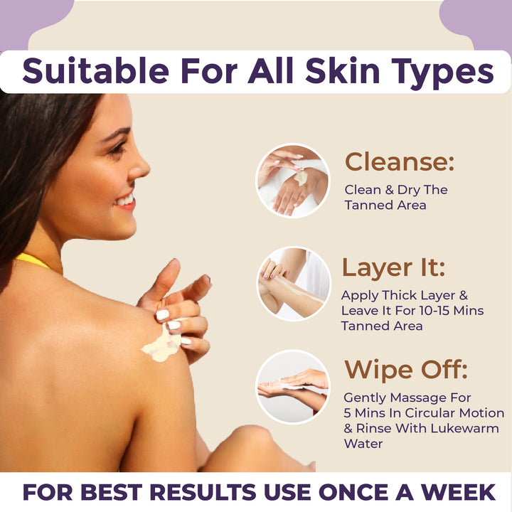 -Instalite Wipe Off Detan Body Cream 100gm