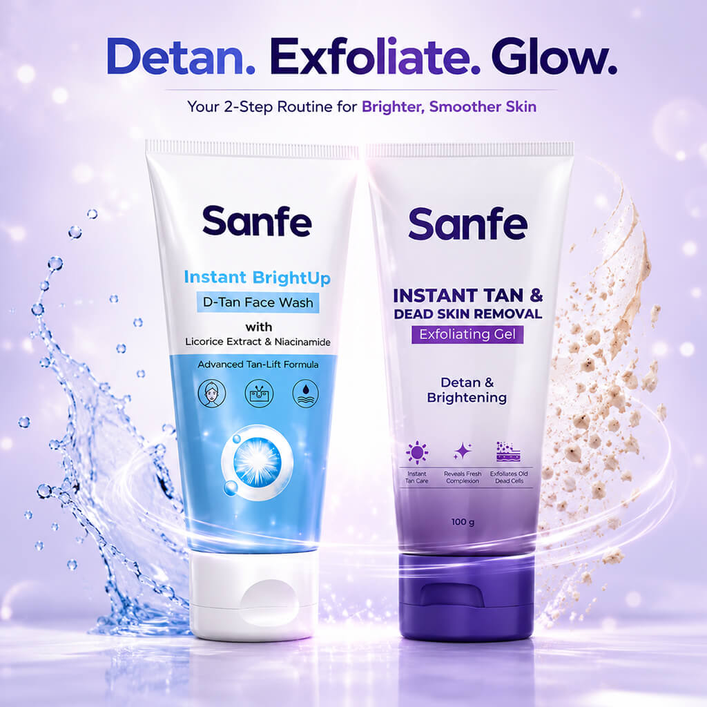 Instant BrightUp D-Tan & Exfoliating Glow Combo