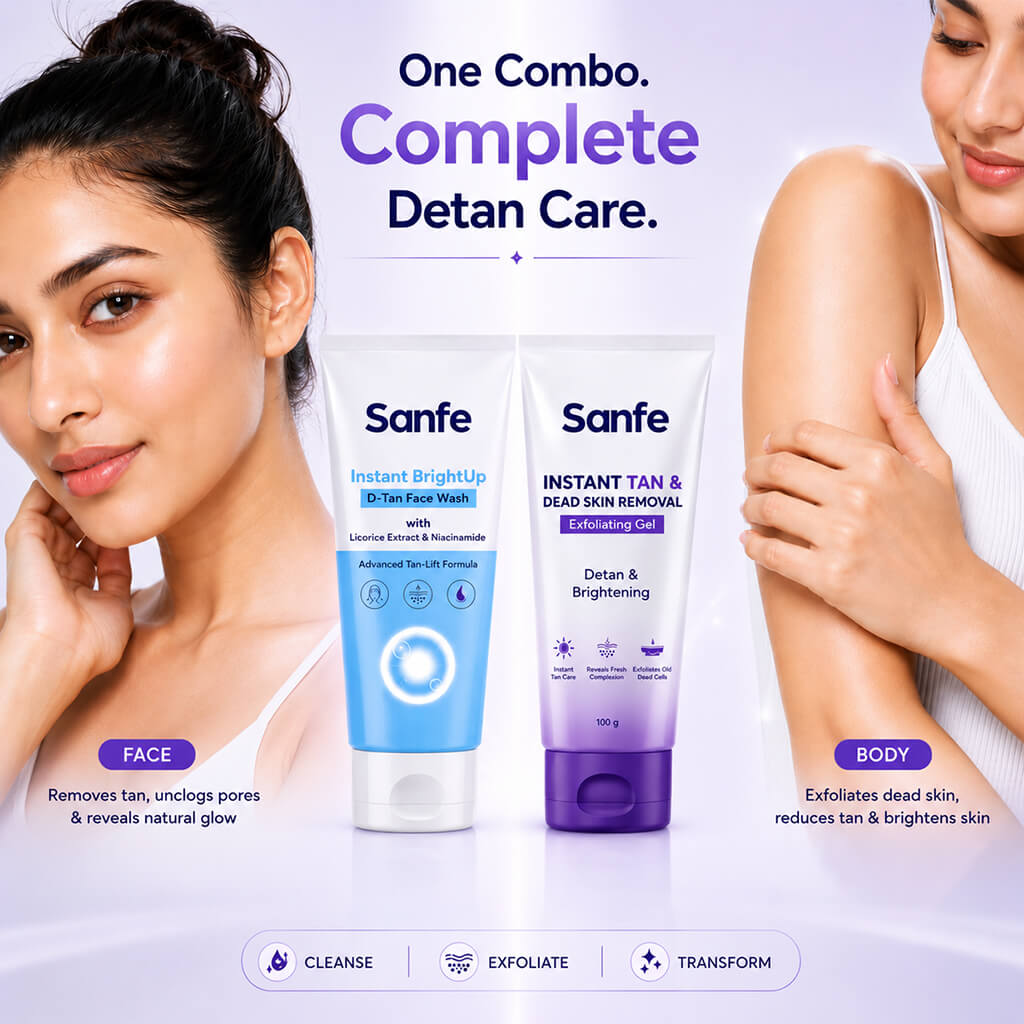 Instant BrightUp D-Tan & Exfoliating Glow Combo