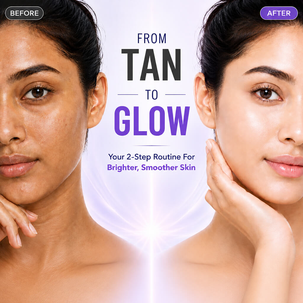 Instant BrightUp D-Tan & Exfoliating Glow Combo