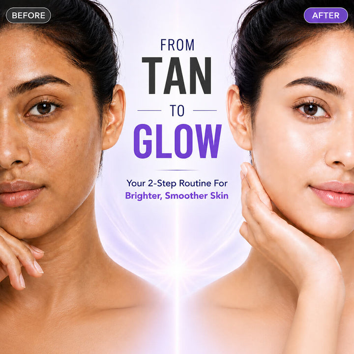 Instant BrightUp D-Tan & Exfoliating Glow Combo