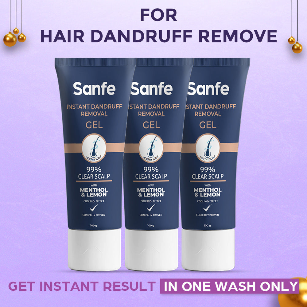 Instant Dandruff Removal Gel (Pack of 3)
