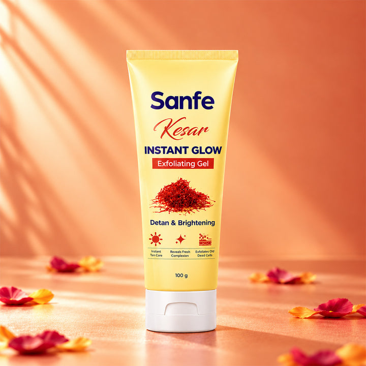 Sanfe Kesar Instant Glow Exfoliating Gel - 100g