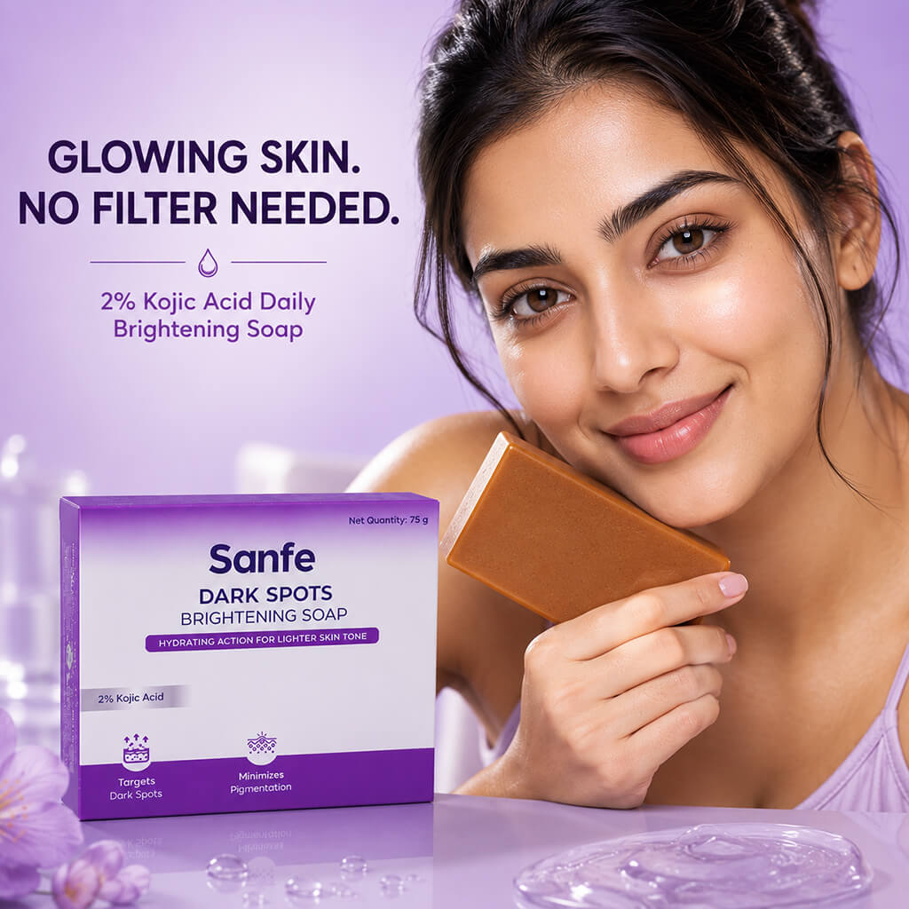 Sanfe Dark Spots Brightening Soap 75g (Pack of 5)