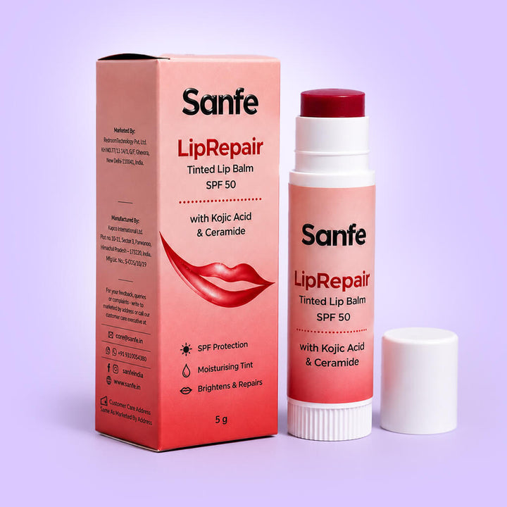 Sanfe LipRepair Tinted Lip Balm with SPF 50