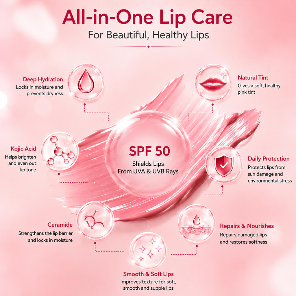 Sanfe LipRepair Tinted Lip Balm with SPF 50