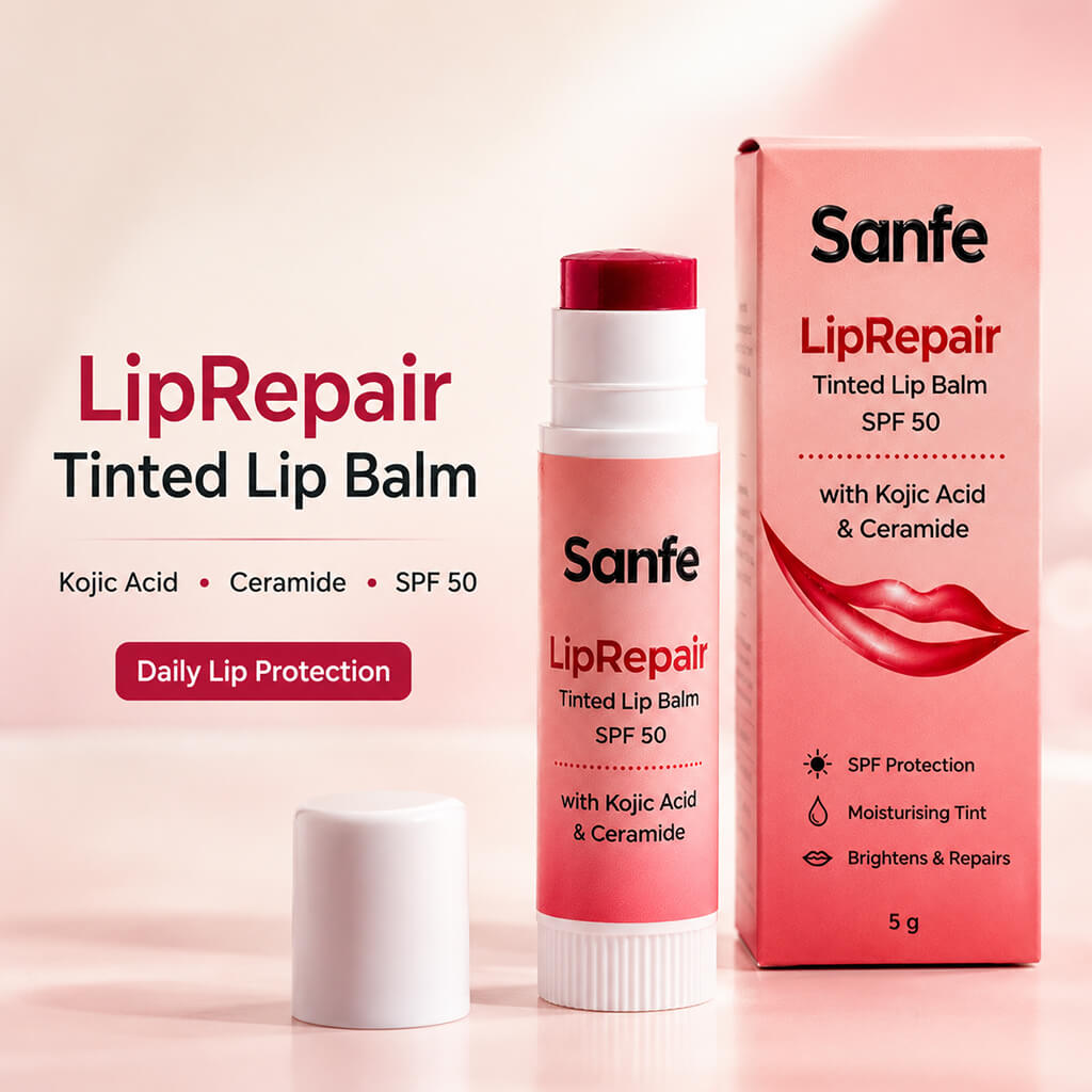 Sanfe LipRepair Tinted Lip Balm with SPF 50