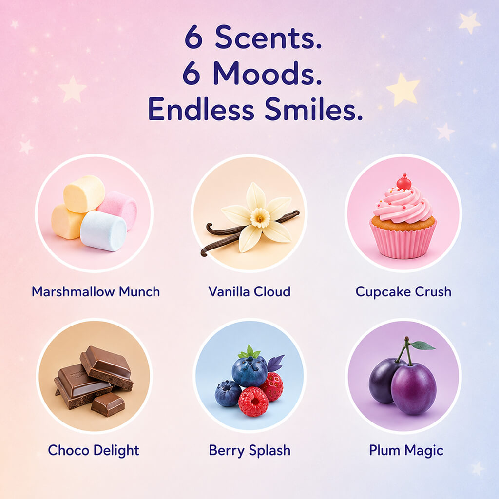 Sanfe LittleScent Kids Perfume set (Pack of 6)