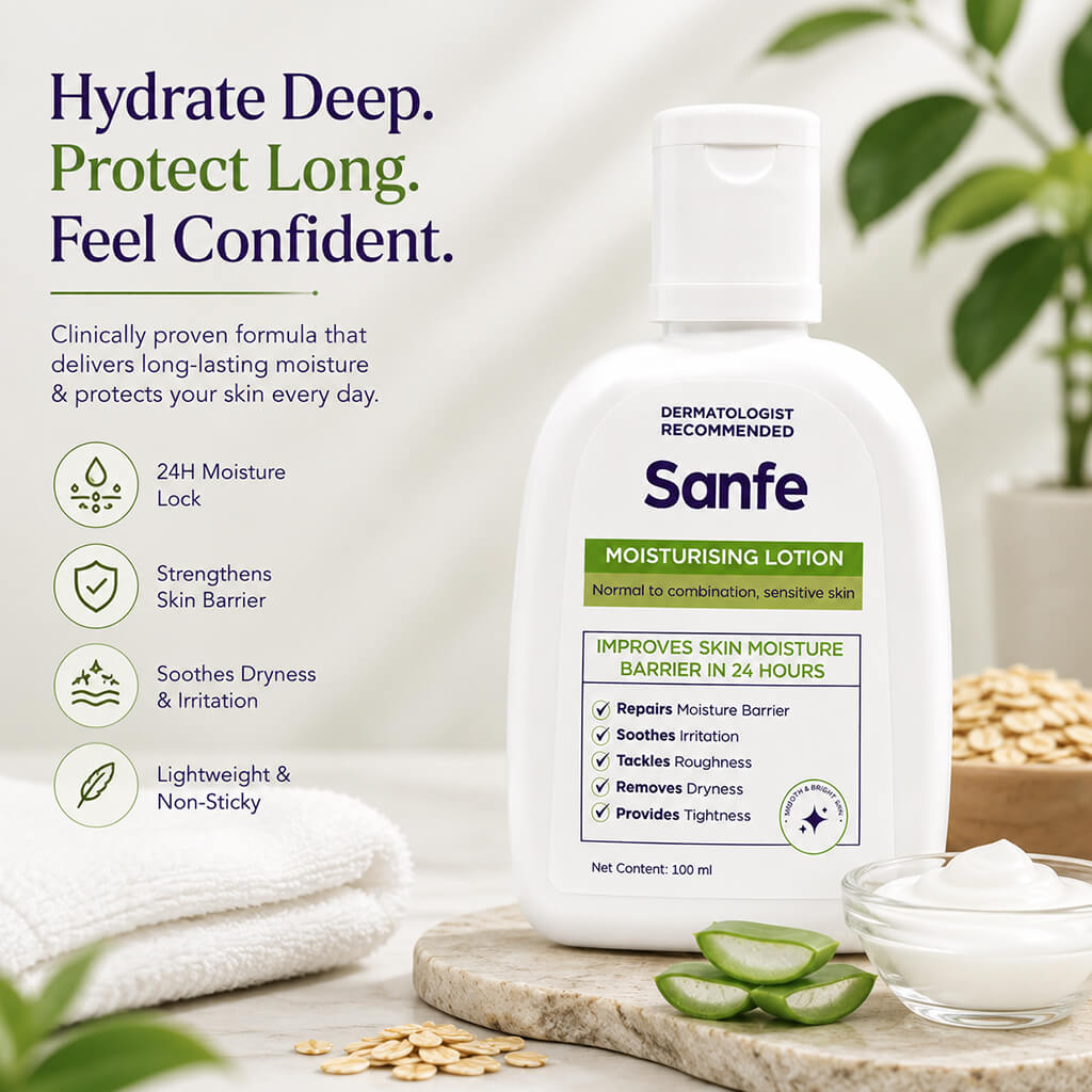 Sanfe Moisturising Lotion - 100ml