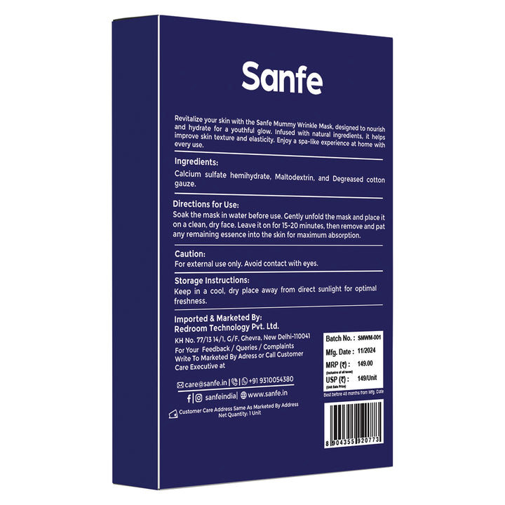 Sanfe Mummy Anti Wrinkle & Lifting Face Mask