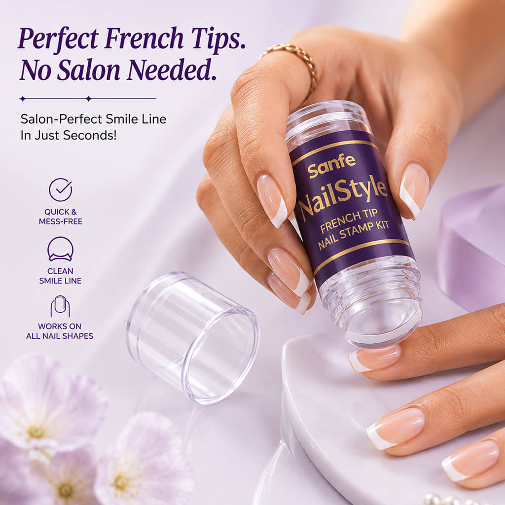 NailStyle French tip nail stamp kit