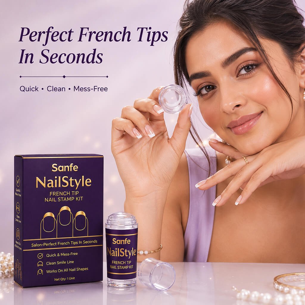 NailStyle French tip nail stamp kit